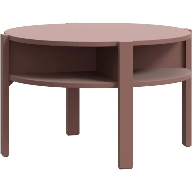 Couchtisch TOBAGO rund Ø 75 cm Terracotta, von Forte
