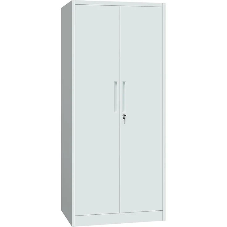 STEELSØN 'Regulus' Garderobenschrank mit 6 Fächern und Kleiderstange, Metall, hellgrau, 175x40x80 cm, abschließbar, inkl. Schloss – Bild 12