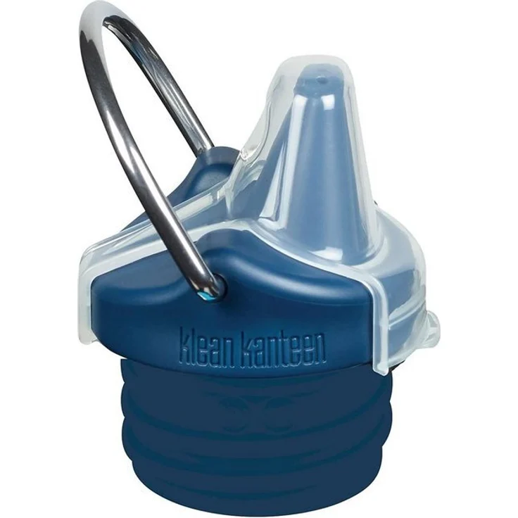 Klean Kanteen Trinkflasche Kid Kanteen Ersatzdeckel Sippy Flasche Navy Blau – Bild 2
