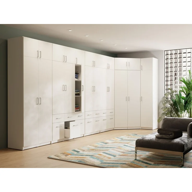 Raumhirsch Furniture Kleiderschrank Aufsatzschrank, Schrankaufsatz, Erweiterung für Kleiderschrank (Maße: 46,2 x 40 x 53,5 cm (1 Tür, großes Fach) kompakte Bauweise, geeignet für verschiedene Räume – Bild 1