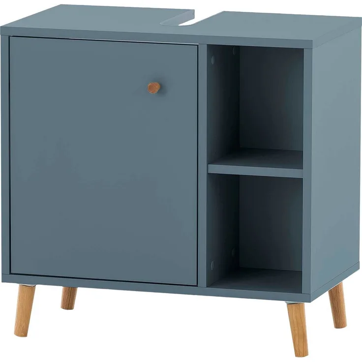 Schildmeyer Bjarne Waschbeckenunterschrank, Holzwerkstoff, Fjord, 60,2 x 33 x 59,3 cm