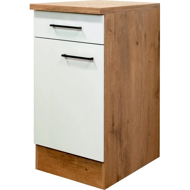 Flex-Well Unterschrank Vintea (B x H x T) 40 x 85 x 60 cm, mit Metallgriffen – Bild 1