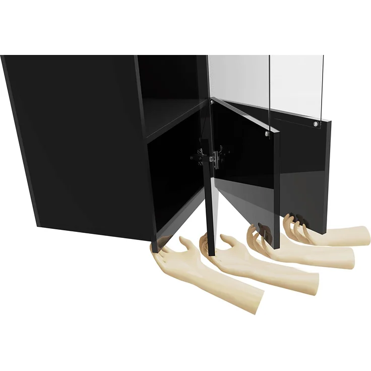 TV-Lowboard Calabrini 100 BR03 (Farbe: Nuss Warmia) – Bild 6