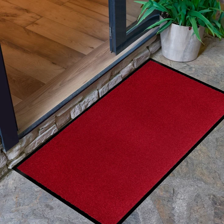 Furni24 Fußmatte - Rot, 90 x 150 cm – Bild 3