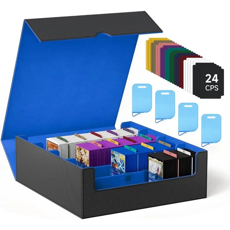OSTWOLKE Aufbewahrungsbox Kartenaufbewahrungsbox 2400+ MTG Commander Deckbox Sammelkarten Box