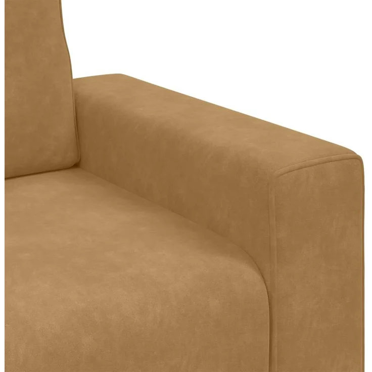 vidaXL Sessel Braun 100x77x82 cm Samt 4105254 – Bild 6
