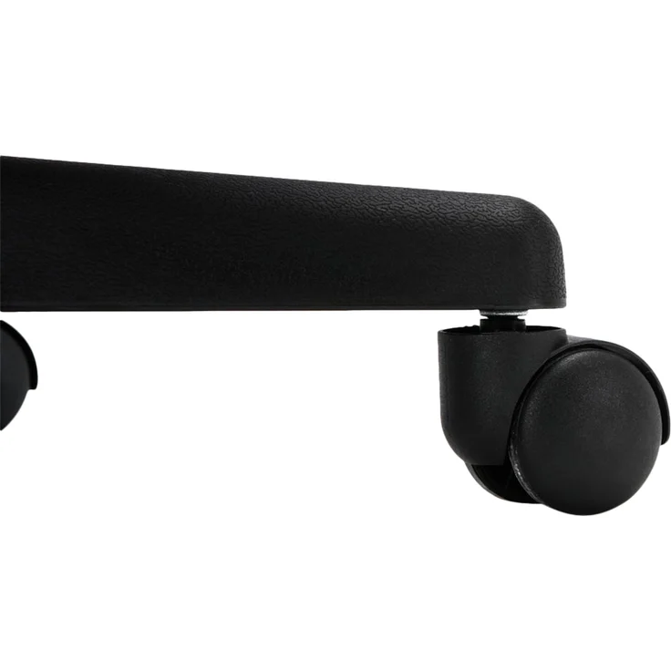 DELUKE® Bürostuhl PARIS - 88x56x54, Schwarz Kunstleder Kunststoff Gestell ergonomische Bürostühle Homeoffice Stuhl mit Rollen – Bild 6