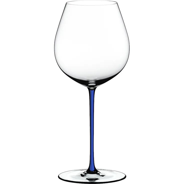 RIEDEL 4900/07D FATTO A MANO Pinot Noir Weinglas - Stiel DUNKELBLAU