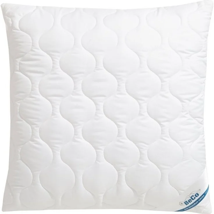 Beco Kopfkissen EcoWell, Füllung: Polyester, Bezug: Bio-Baumwolle oder nachhaltiger Microfaser-Feinbatist samtweich, Rückenschläfer, Seitenschläfer, Kissen in den Größen 40x80 cm und 80x80 cm erhältlich! – Bild 4