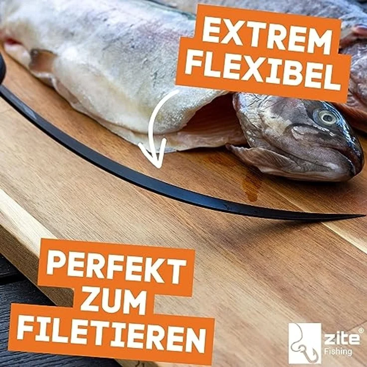 Zite Fischfiliermesser Profi-Filetiermesser-Set für präzises & sicheres Filetieren – Bild 4