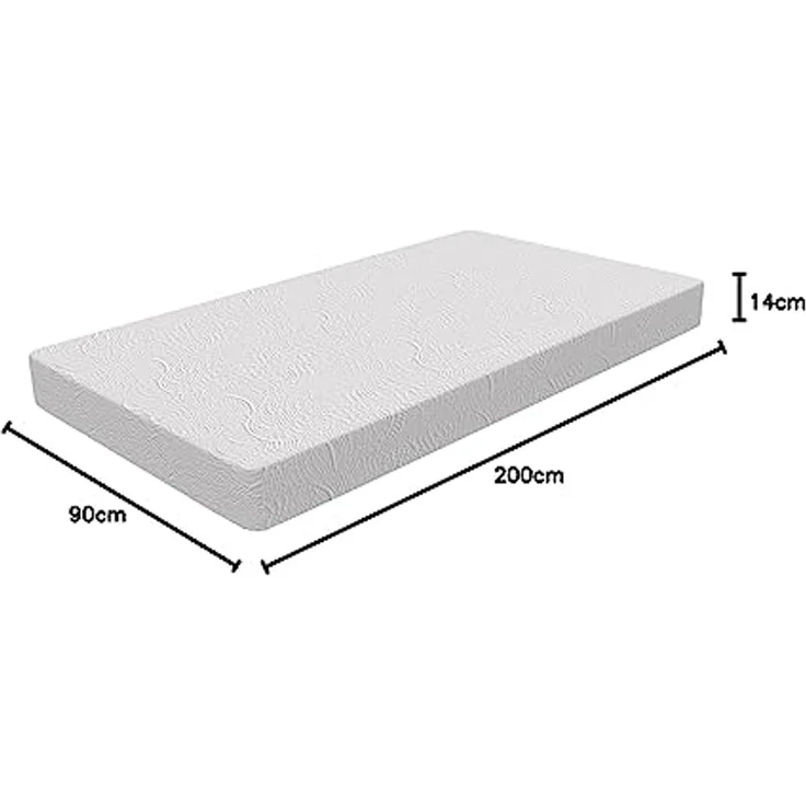 MiaSuite Abziehbare Matratze, 90x200 cm, 14 cm Hoch – Waterfoam | SIM – Bild 2