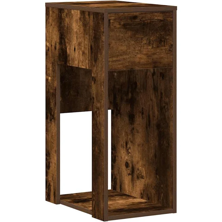 vidaXL Computerschrank mit Schublade Räuchereiche 30x44x74 cm 858735 – Bild 1