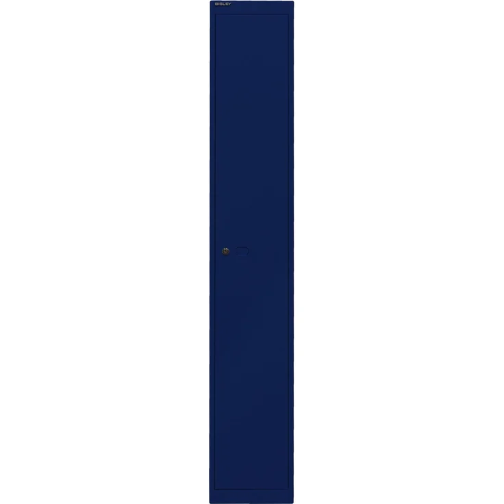 Bisley Garderobenschrank Office, 1 Abteil, 1 Fach, T 457 mm, Farbe oxfordblau – Bild 1