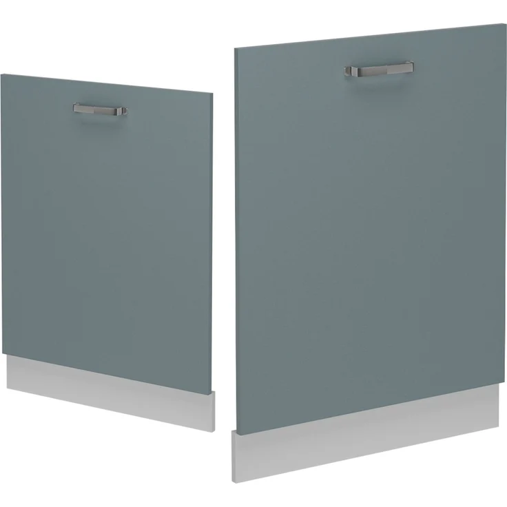 Geschirrspülblende R-Line Blau-Grau 60 cm ohne Arbeitsplatte Vicco – Bild 4