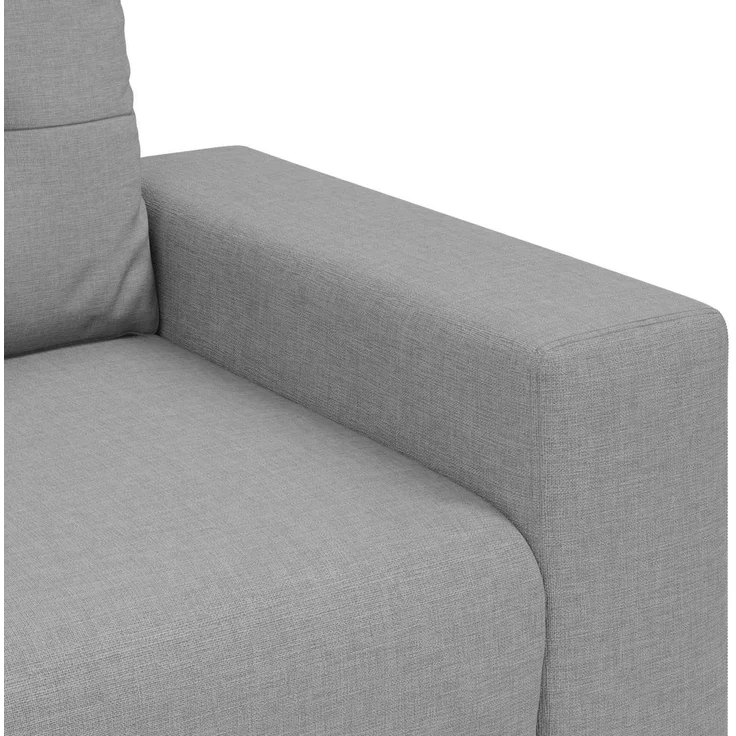 vidaXL | 3-Sitzer-Sofa | mit Kissen Wolkengrau Stoff 4105096 – Bild 5