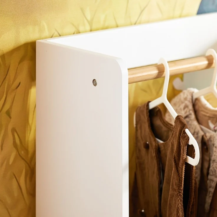 SoBuy KMB109-W Kinderregal, MDF, Lackiert, Weiß, 60 x 110 x 35 cm – Bild 7