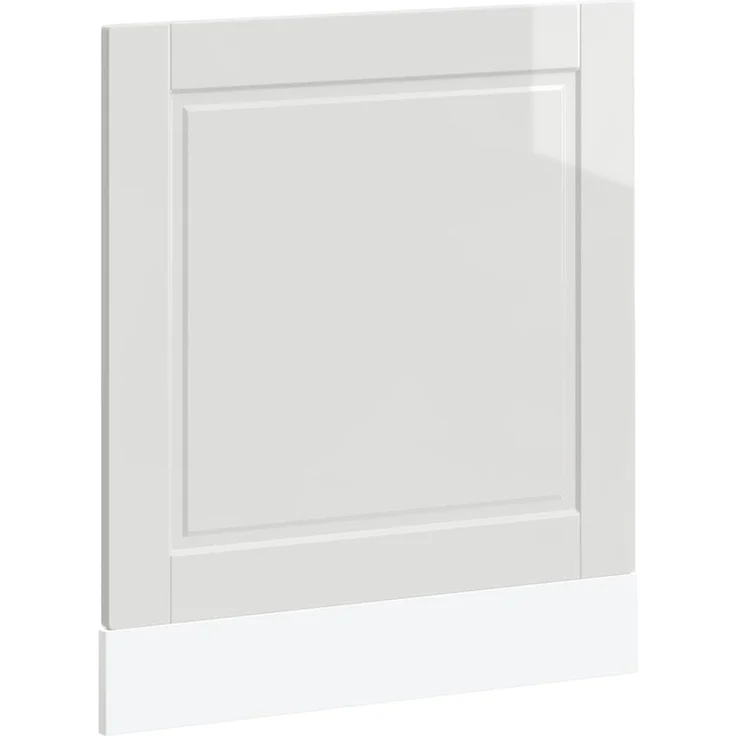 Geschirrspülerblende, Geschirrspülerfront Porto Hochglanz-Weiß 60x1,5x67 cm – Bild 2