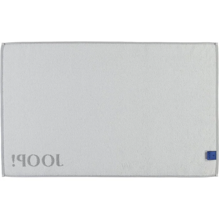 JOOP! Badematte - Badvorleger, Wendeoptik, Baumwolle Hellgrau 50x80cm – Bild 3