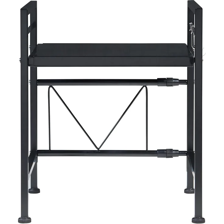 Küchenregal Sorsele verstellbar 48x40-63x32 cm Schwarz [en. casa] – Bild 7