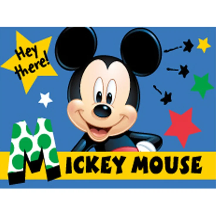 BERONAGE Kinderbettwäsche Mickey Mouse Baby / Kleinkind Bettwäsche Oh Boy Linon / Renforcé, 100% Baumwolle, 2 teilig, 135x100 + 60x40 cm – Bild 5