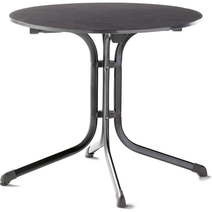 Klapptisch >Boulevard< in Schiefer anthrazit, vivodur ® - 73x85 cm (HxD)
