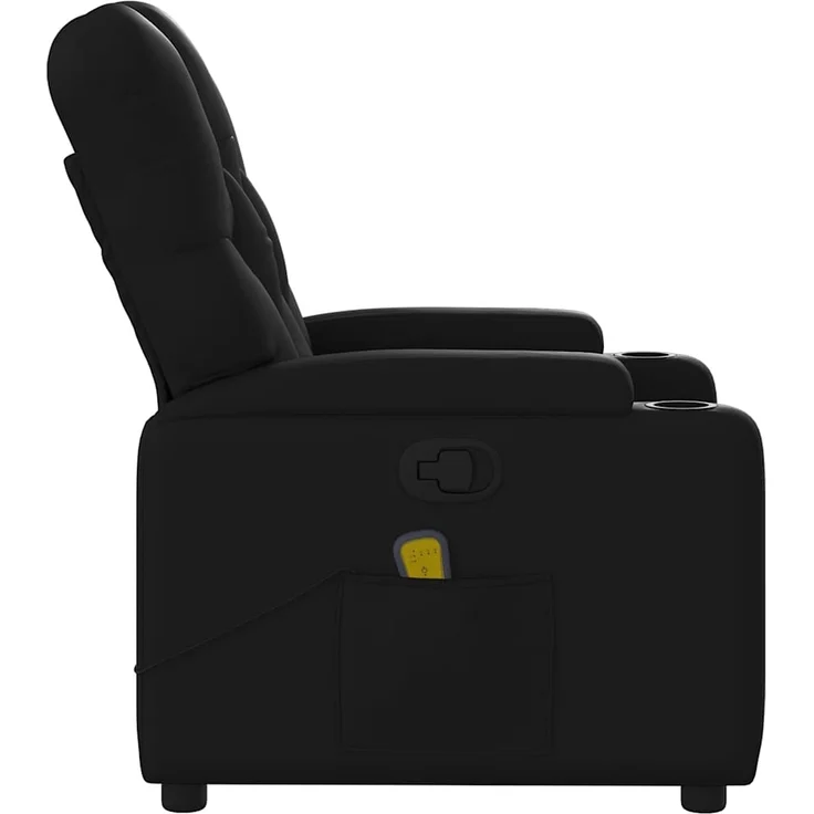 vidaXL Massage-Relaxsessel, Kunstleder, Schwarz 3205676 – Bild 7