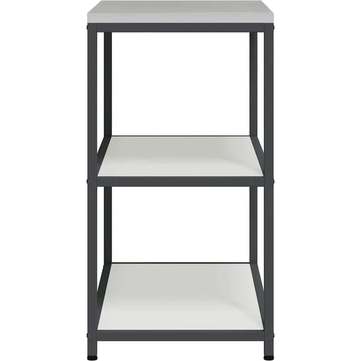 vidaXL Küchenregal HATTEM Weiß 90 x 50 x 92 cm Stahl 874955 – Bild 9