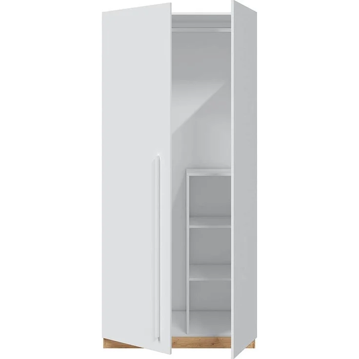 Jugendzimmer-Set >NOA< in Nodi-Eiche/Artik-Weiß - 196x77x92 (BxHxT) – Bild 10