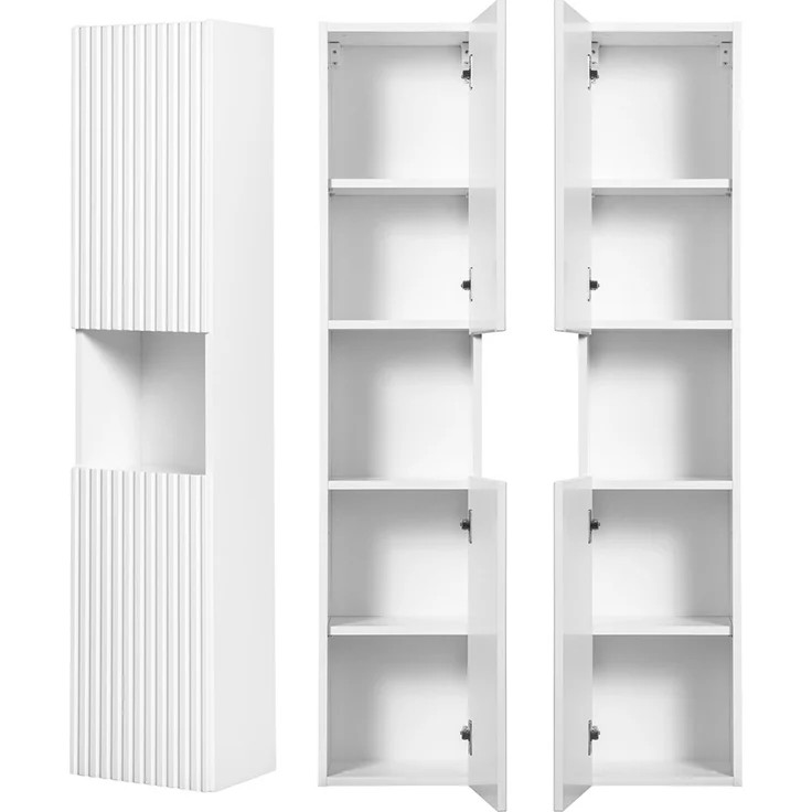 Hochschrank, weiß, NEWPORT-56-WHITE – Bild 1