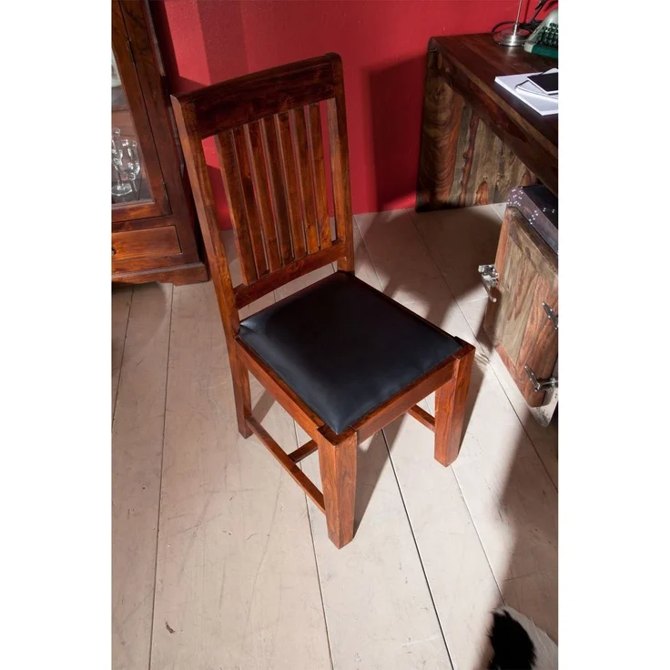 Stuhl Akazie 48x51x100 nougat lackiert OXFORD #15 – Bild 4