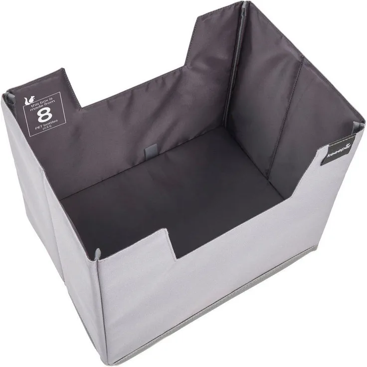 keeeper Faltbox neo, faltbarer Einkaufsorganizer für Klappboxen (1 St), aus recycelten PET-Flaschen