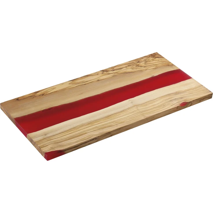Servierbrett, Olive rot 45 x 22 x 1,5 cm