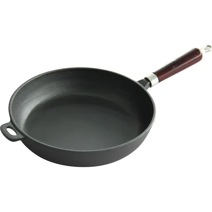 Kinghoff Gusseisen-Pfanne, 30cm, Schwarz