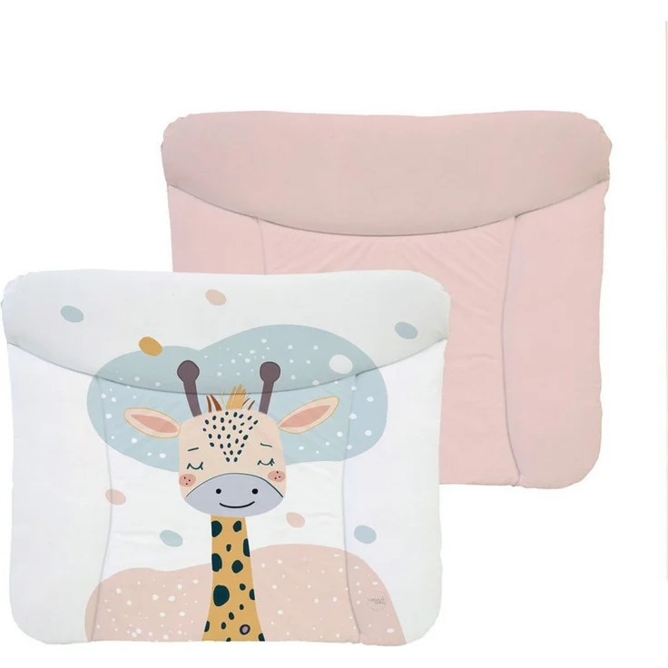 Ceba Baby® weiche Wickelauflage 75x72 cm - Baby Wickelunterlage - Wickeltischauflage für Junge und Mädchen - Wasserdicht, abwaschbar - OEKO-TEX® Standard 100 - Made in EU - Träumende Giraffe – Bild 2