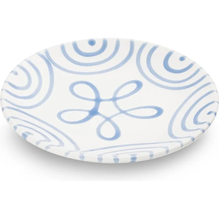 Gmundner Keramik Blaugeflammt, Unterteller Cup (Ø 15cm)