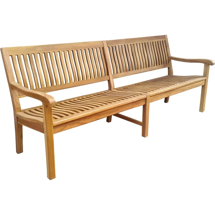 XXL Premium Teak Gartenbank Sitzbank Holzbank Teakbank Parkbank nachhaltig 200cm