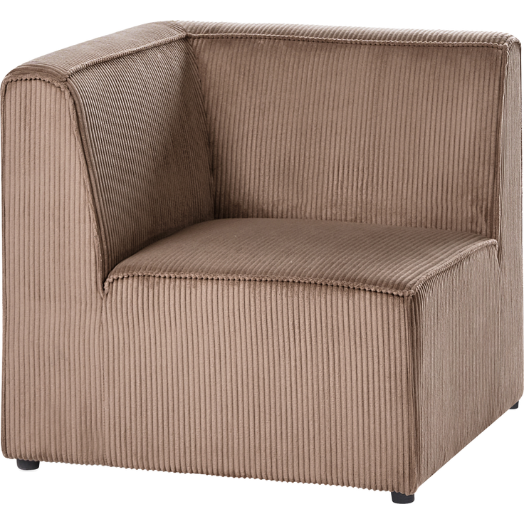 Modul Ecksofa 4-Sitzer LEMVIG Cord Sandbeige rechtsseitig – Bild 7