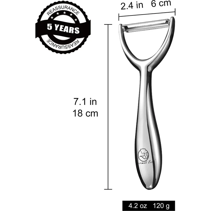 Y-Sparschäler / Pendelschäler,Y-Gemüseschäler, Edelstahl, High-Tensile Klinge für Obst und Gemüse – Bild 5