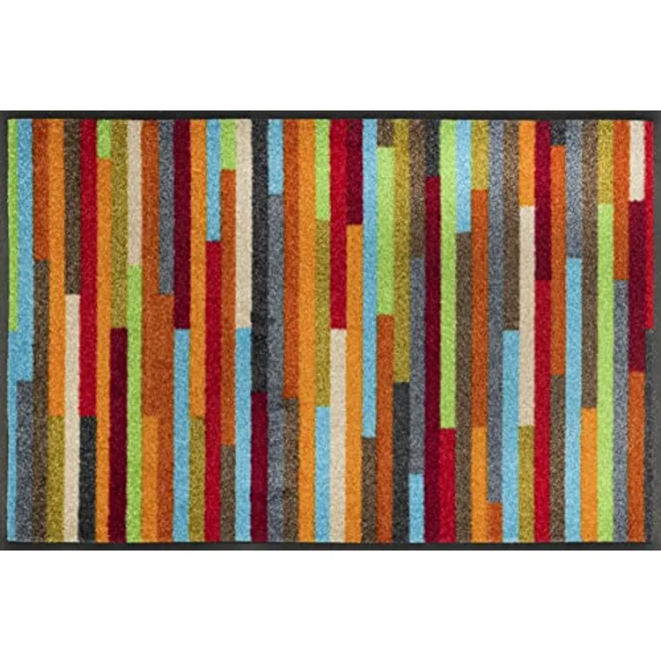 wash+dry by Kleen-Tex Fußmatte Mikado Stripes, rechteckig, Höhe: 7 mm, Schmutzfangläufer, modernes Streifen Design, rutschhemmend, waschbar – Bild 2