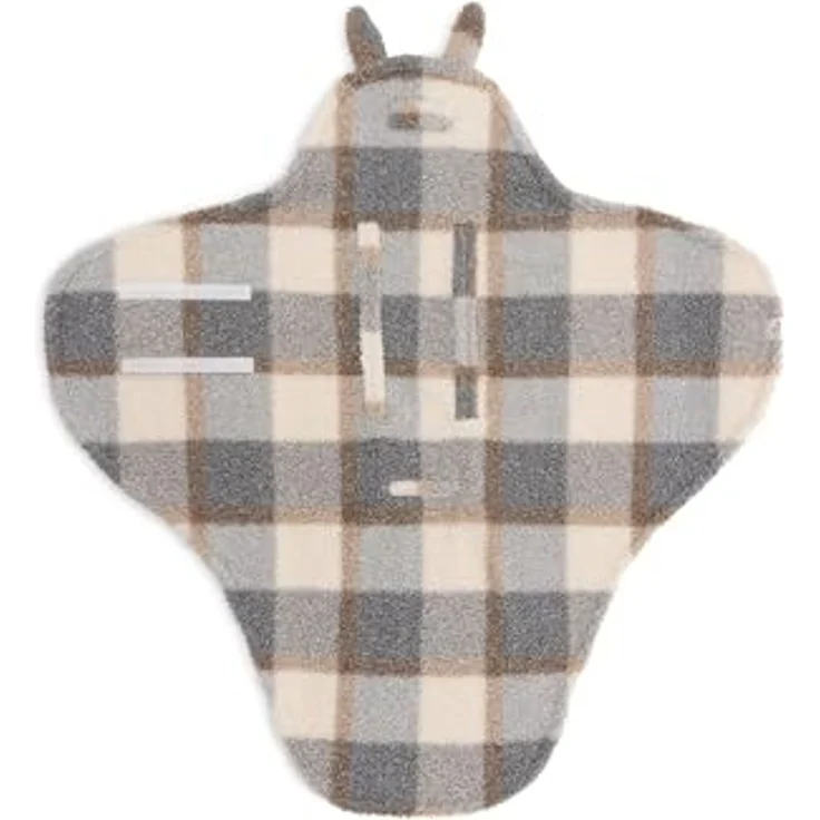 Jollein Einschlagdecke Bunny - Kariert - Boucle B – Bild 3