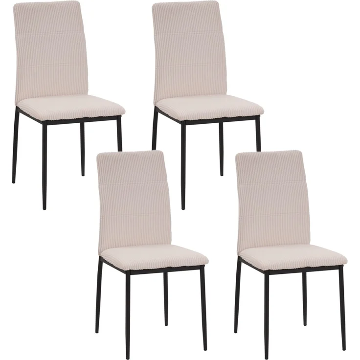 Stuhl Finn creme cord