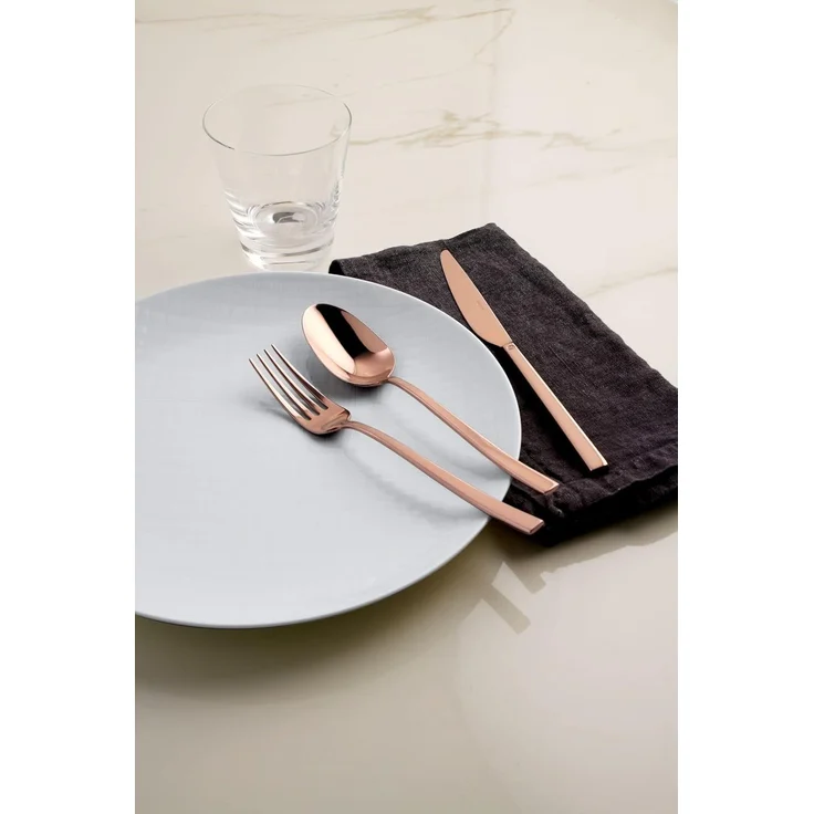 Sambonet Besteck Set 24-tlg. 'Rock', Edelstahl kupfer – Bild 9