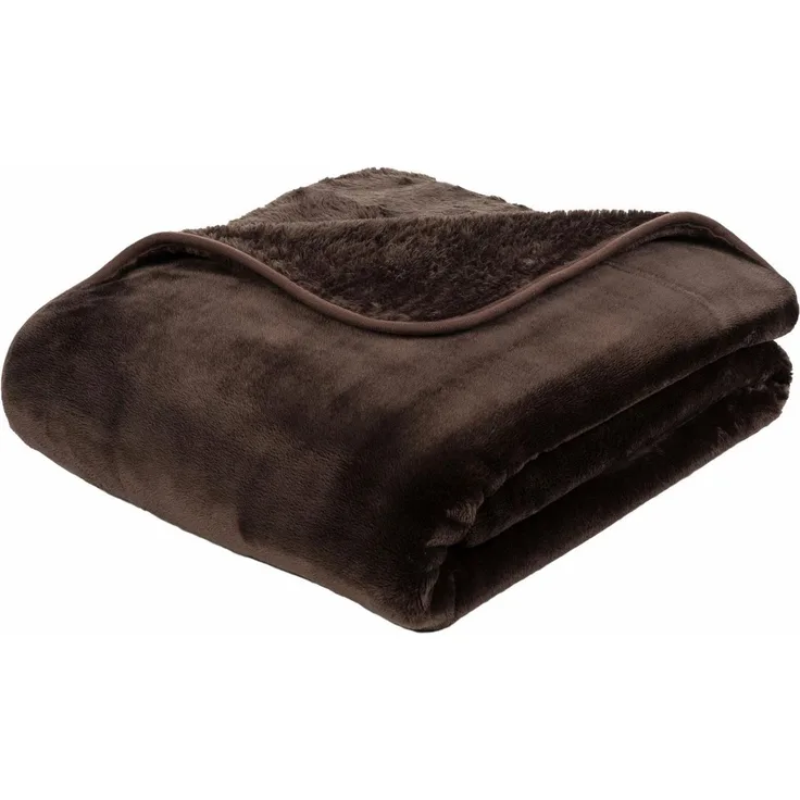 Gözze 'Premium Cashmere' Kuscheldecke, Polyester schokoladenbraun, 130x170 cm