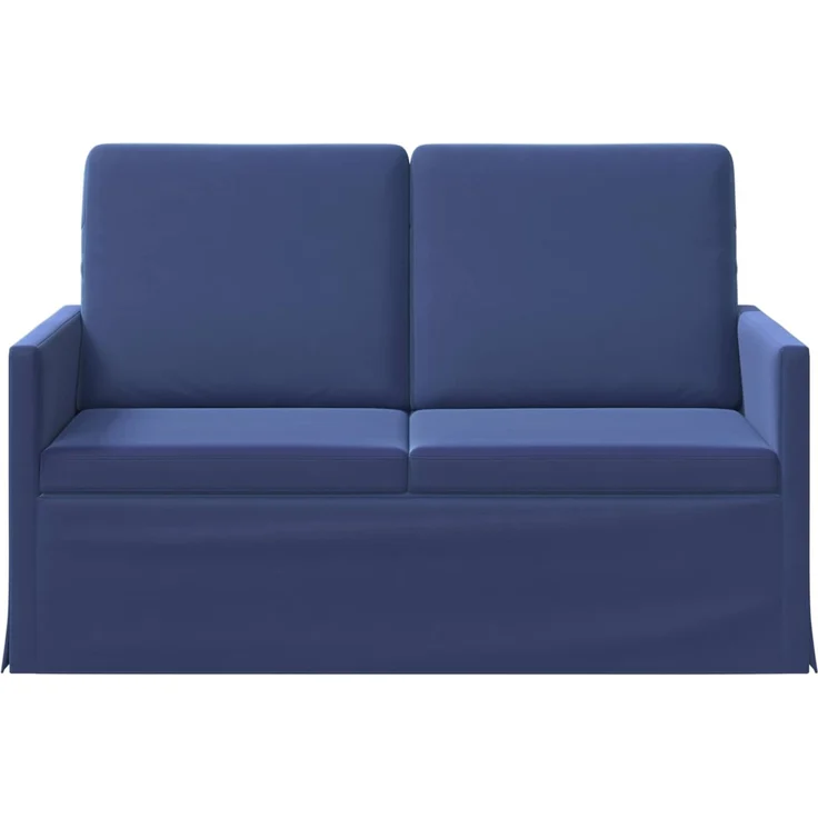 vidaXL 2-Sitzer Sofa Polizeiblau 130 x 81 x 82 cm Samt (V) 42041066 – Bild 2
