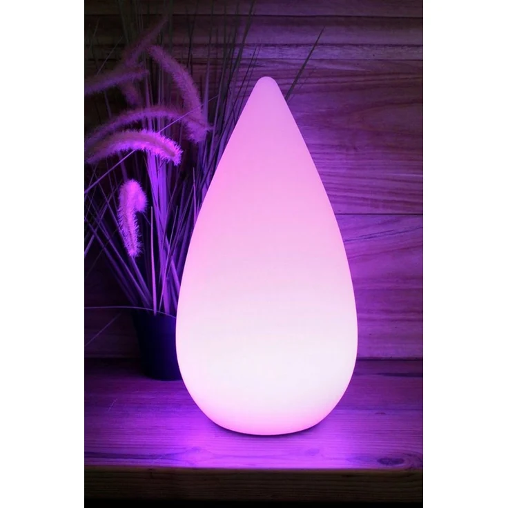 Arnusa LED Tischleuchte Saunalampe Kegellampe PL109 RGB Farbwechsel Nachttischlampe, Farbwechsel, LED fest integriert, 16 Leuchtfarben per Fernbedienung wählbar, Rot, Blau, Gelb, Grün, Lila, Orange, Tageslichtweiß, Warmweiß, Moderne Lampe Akku Leuchte – Bild 2