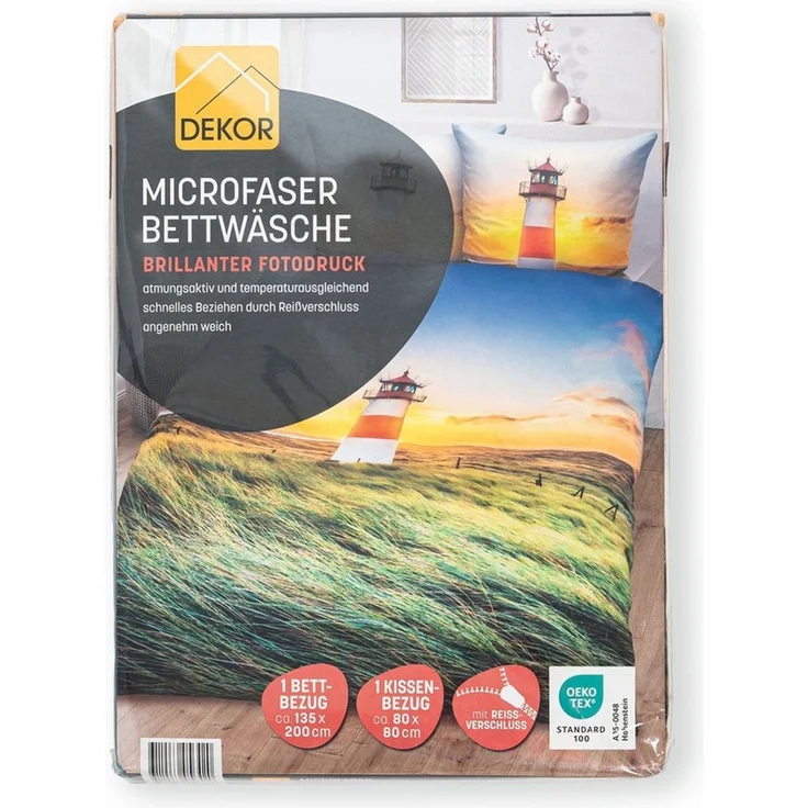 kamelshopping Bettwäsche Bettwäsche aus Microfaser und brillantem Fotodruck, Reißverschluss, 2-teilig ca. 135 x 200 cm + ca. 80 x 80 cm – Bild 2
