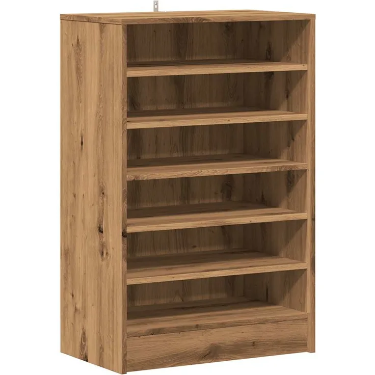 vidaXL Schuhschrank Artisan-Eiche 60x35x92 cm Holzwerkstoff 856703