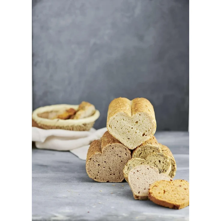 Betty Bossi Brotbackform Herz, (2-tlg), Silikon – Bild 5