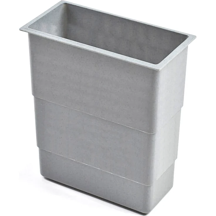 HAILO 1133079 Putzmittelkorb 4,1 Liter grau für Abfallsorter XXL / Ersatzeimer