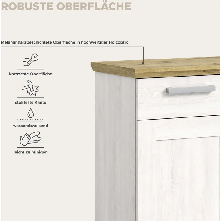 Kommode Verona II - Sibiu Lärche / Artisan Eiche – Bild 7